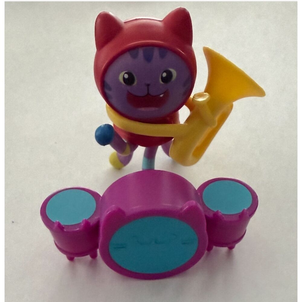 Gabby's Dollhouse DJ Catnip Figure & Drum Kit Toy Set